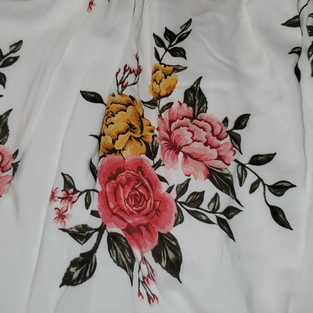 Torrid Smocked Cold Shoulder Top - Picture 2 of 5